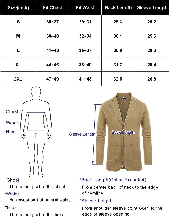 Men's Cardigan Sweater Shawl Collar Two Button Down Knit Blazer Jacket Knitwear - Image 42
