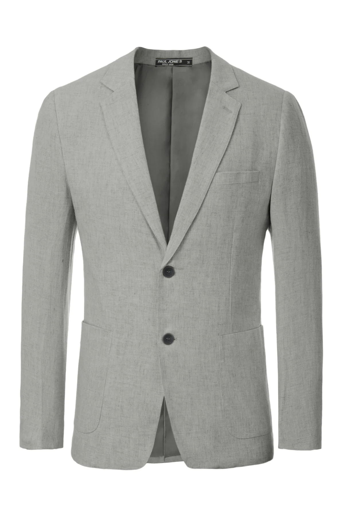 Men's Casual Slim Fit Linen Jacket Lightweight two Buttons Blazer Sport Coat - Image 18