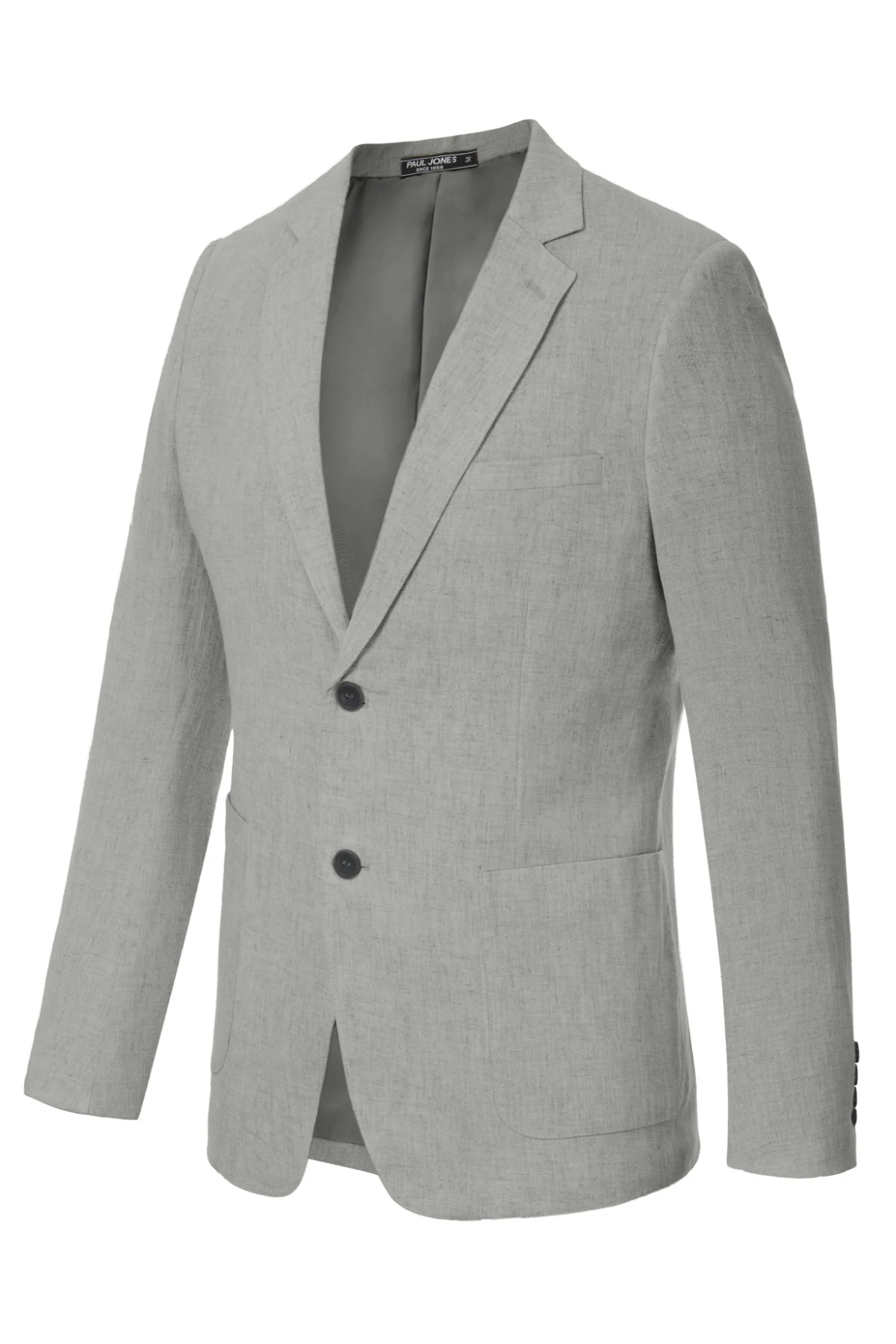 Men's Casual Slim Fit Linen Jacket Lightweight two Buttons Blazer Sport Coat - Image 19