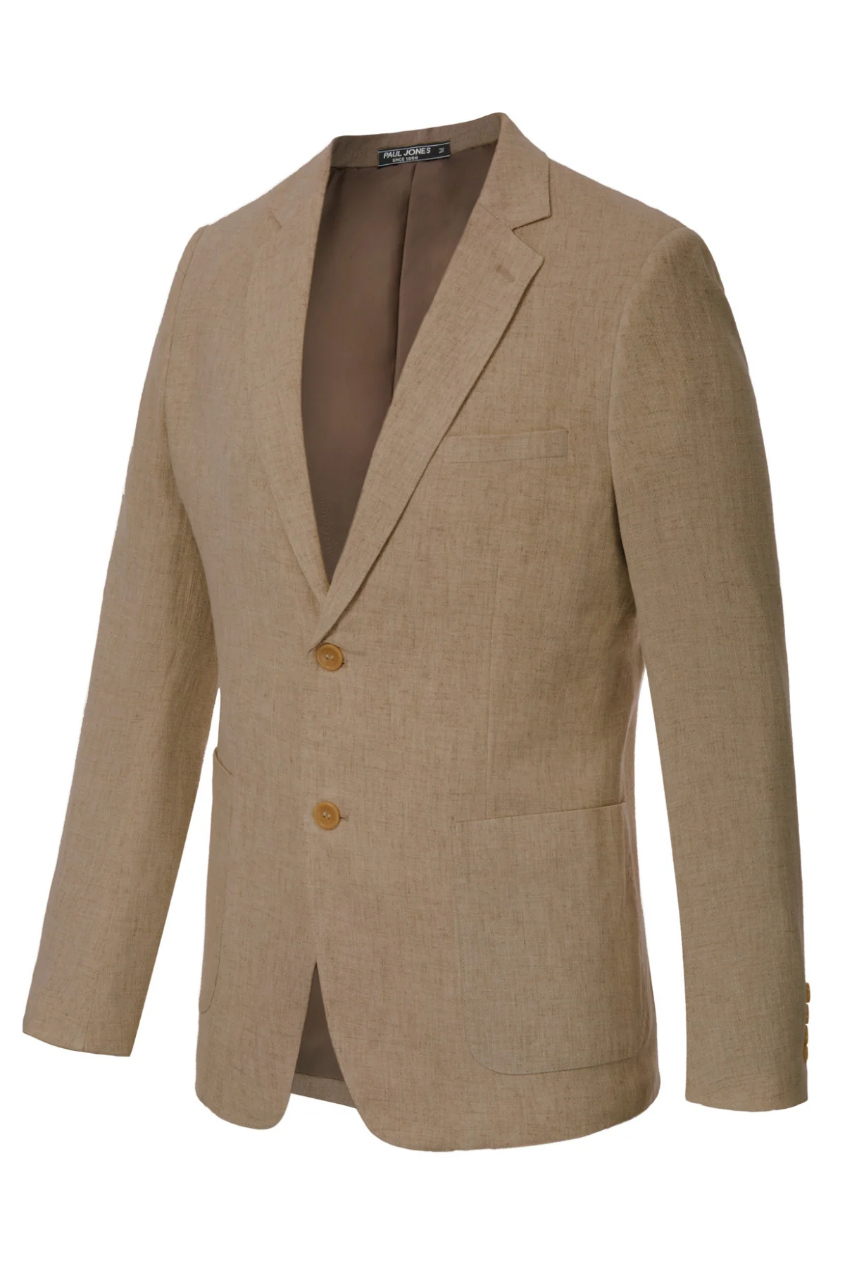 Men's Casual Slim Fit Linen Jacket Lightweight two Buttons Blazer Sport Coat - Image 4