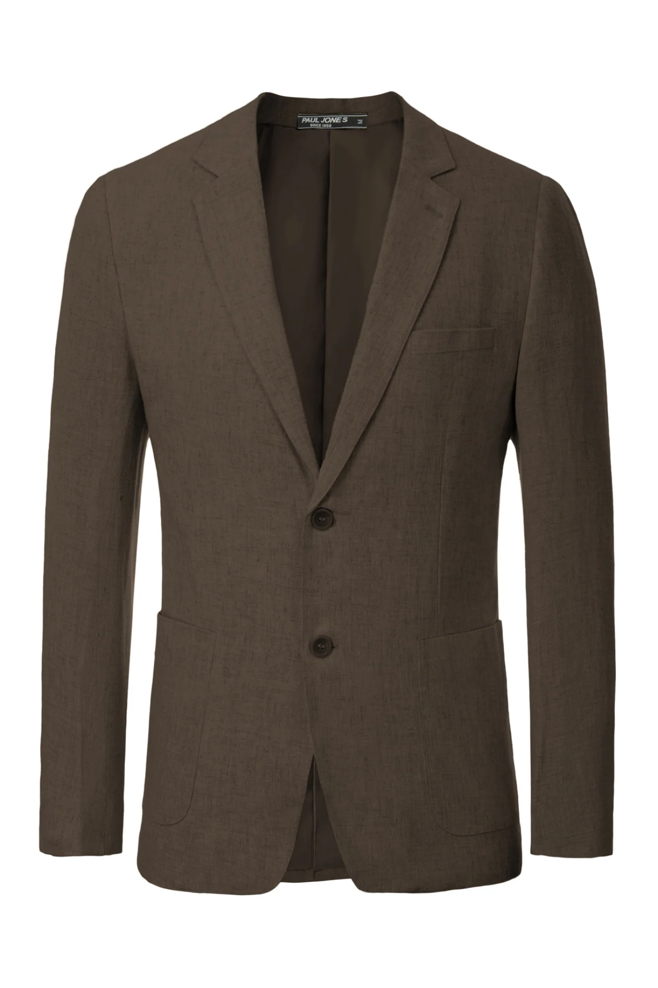 Men's Casual Slim Fit Linen Jacket Lightweight two Buttons Blazer Sport Coat - Image 49