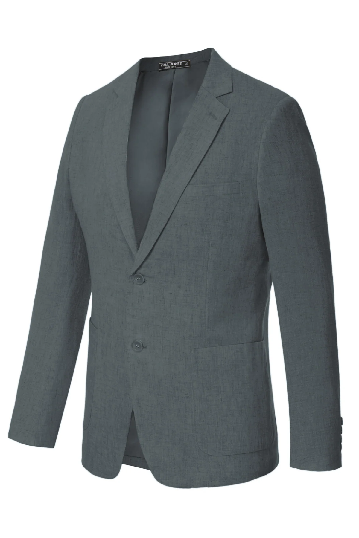 Men's Casual Slim Fit Linen Jacket Lightweight two Buttons Blazer Sport Coat - Image 9