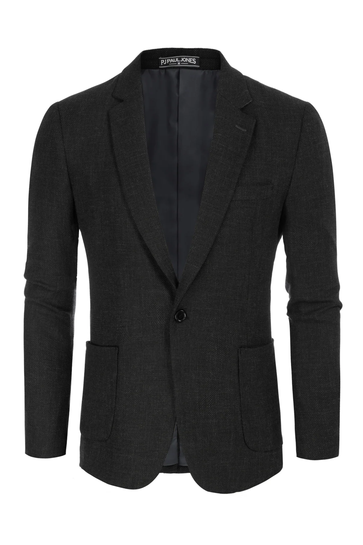Mens Casual Suit One Button Blazer Jackets Linen Sport Coat with 5 Real Pockets - Image 14