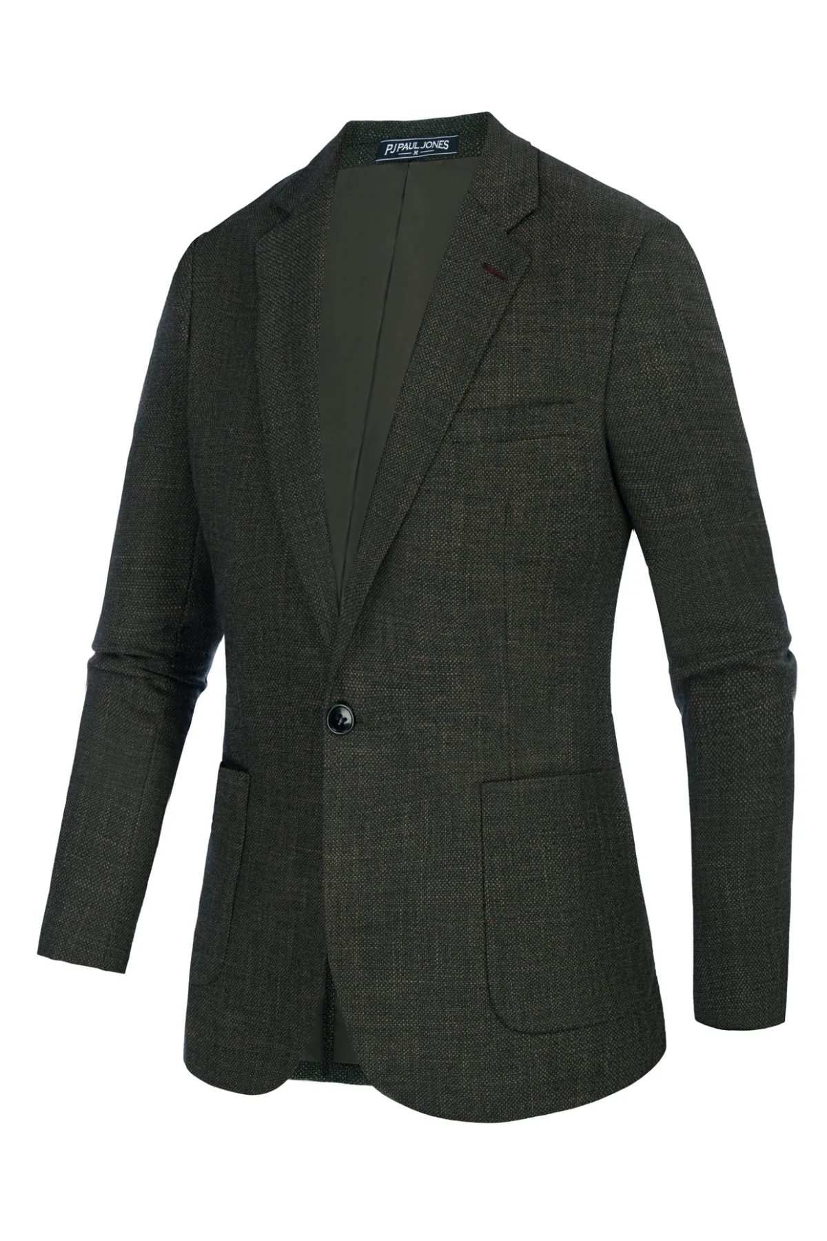 Mens Casual Suit One Button Blazer Jackets Linen Sport Coat with 5 Real Pockets - Image 4