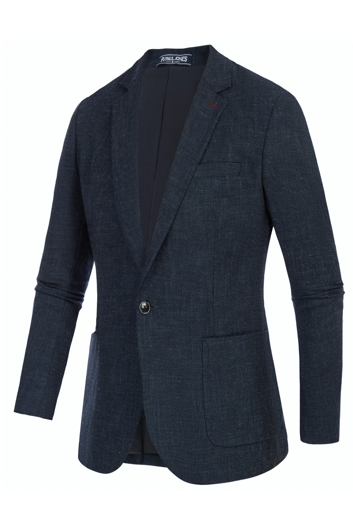 Mens Casual Suit One Button Blazer Jackets Linen Sport Coat with 5 Real Pockets - Image 7