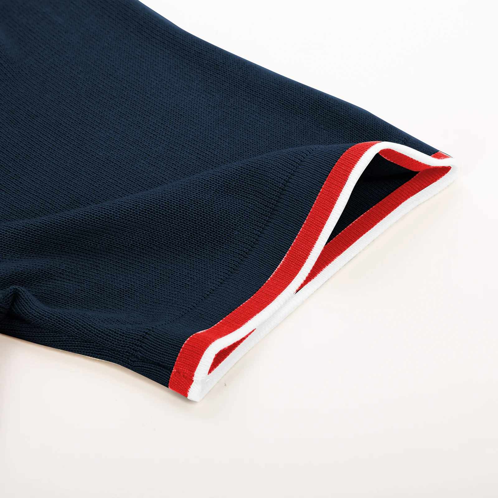 Mens Knitted Polo Cardigans Shirts Quarter Zip Polo T Shirt - Image 26