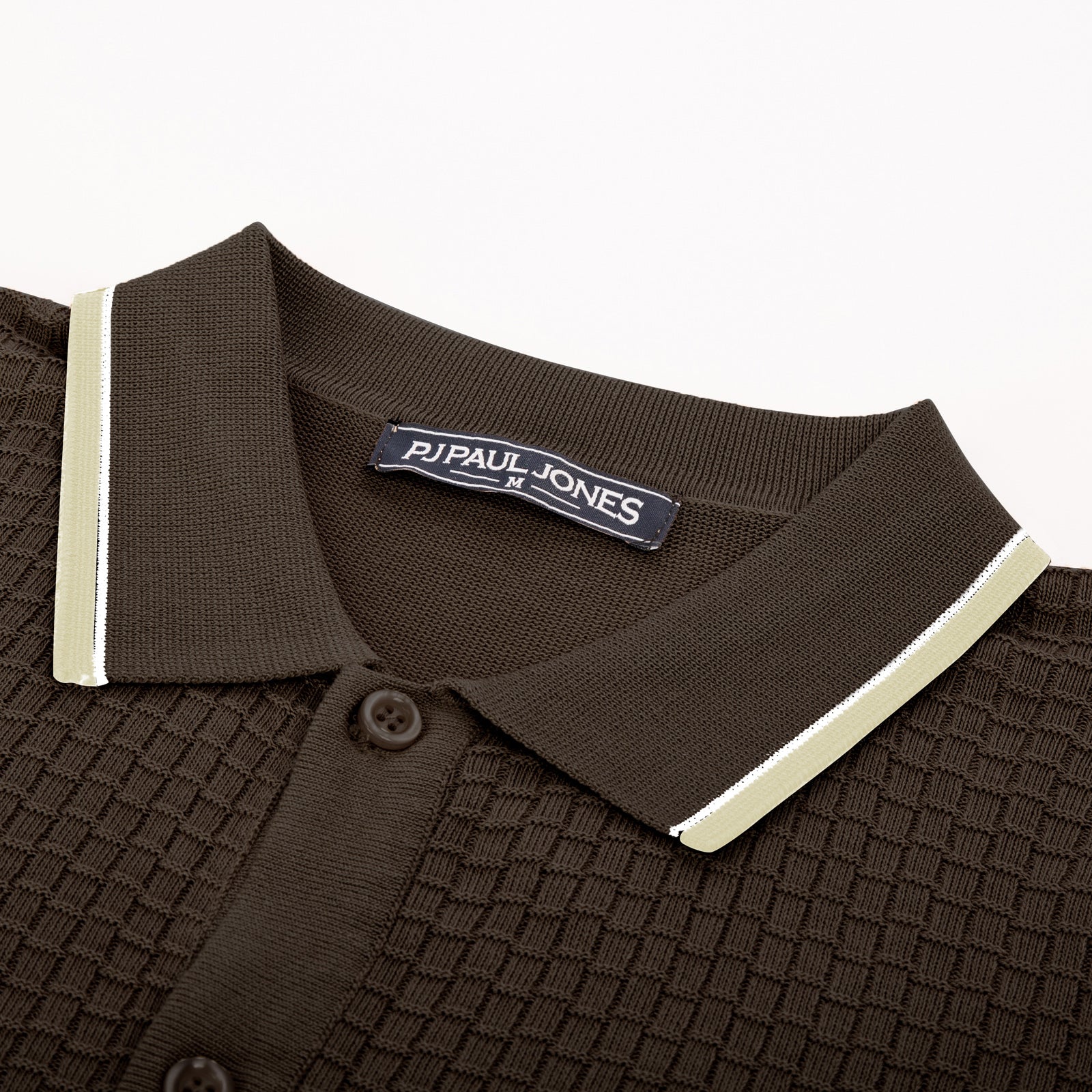 Mens Knitted Polo Cardigans Shirts Quarter Zip Polo T Shirt - Image 30
