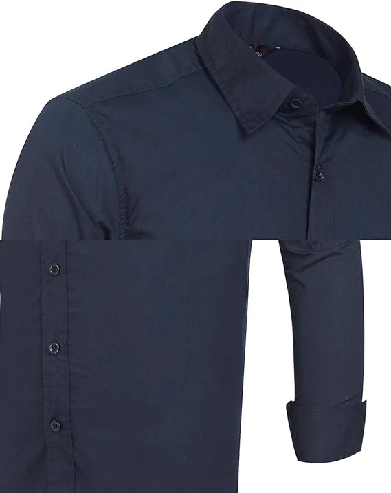 Paul Jones Men's Long Sleeves Button Down Dress Cardigans Shirts - Image 21