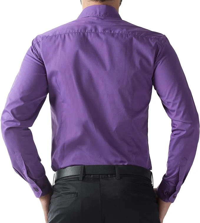 Paul Jones Men's Long Sleeves Button Down Dress Cardigans Shirts - Image 24
