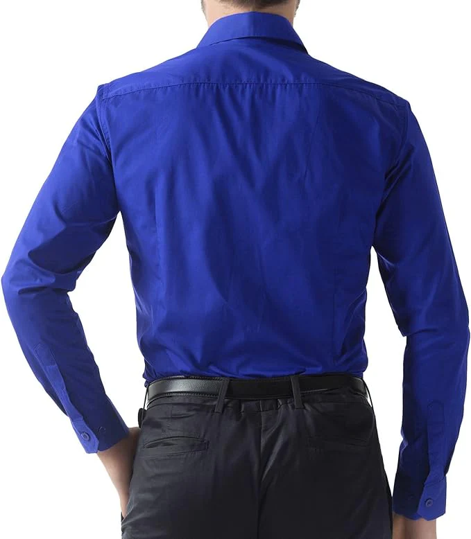 Paul Jones Men's Long Sleeves Button Down Dress Cardigans Shirts - Image 29