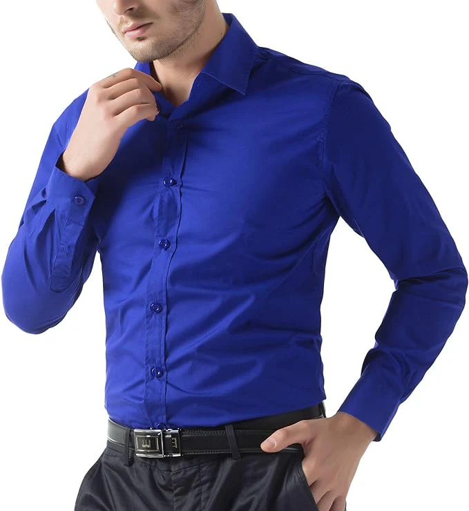 Paul Jones Men's Long Sleeves Button Down Dress Cardigans Shirts - Image 31