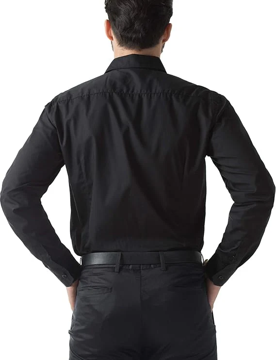 Paul Jones Men's Long Sleeves Button Down Dress Cardigans Shirts - Image 5