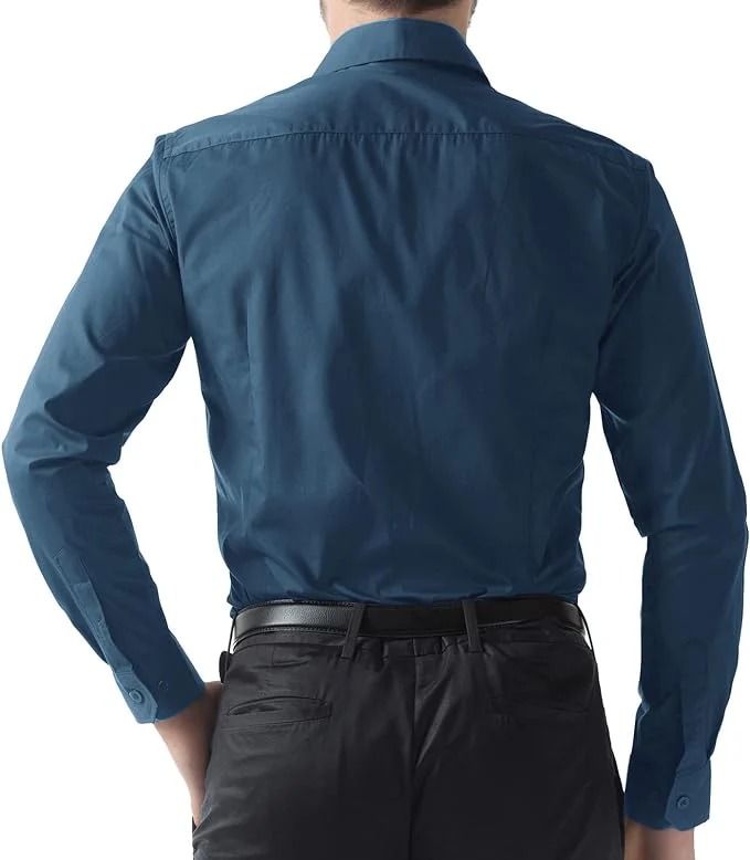 Paul Jones Men's Long Sleeves Button Down Dress Cardigans Shirts - Image 66