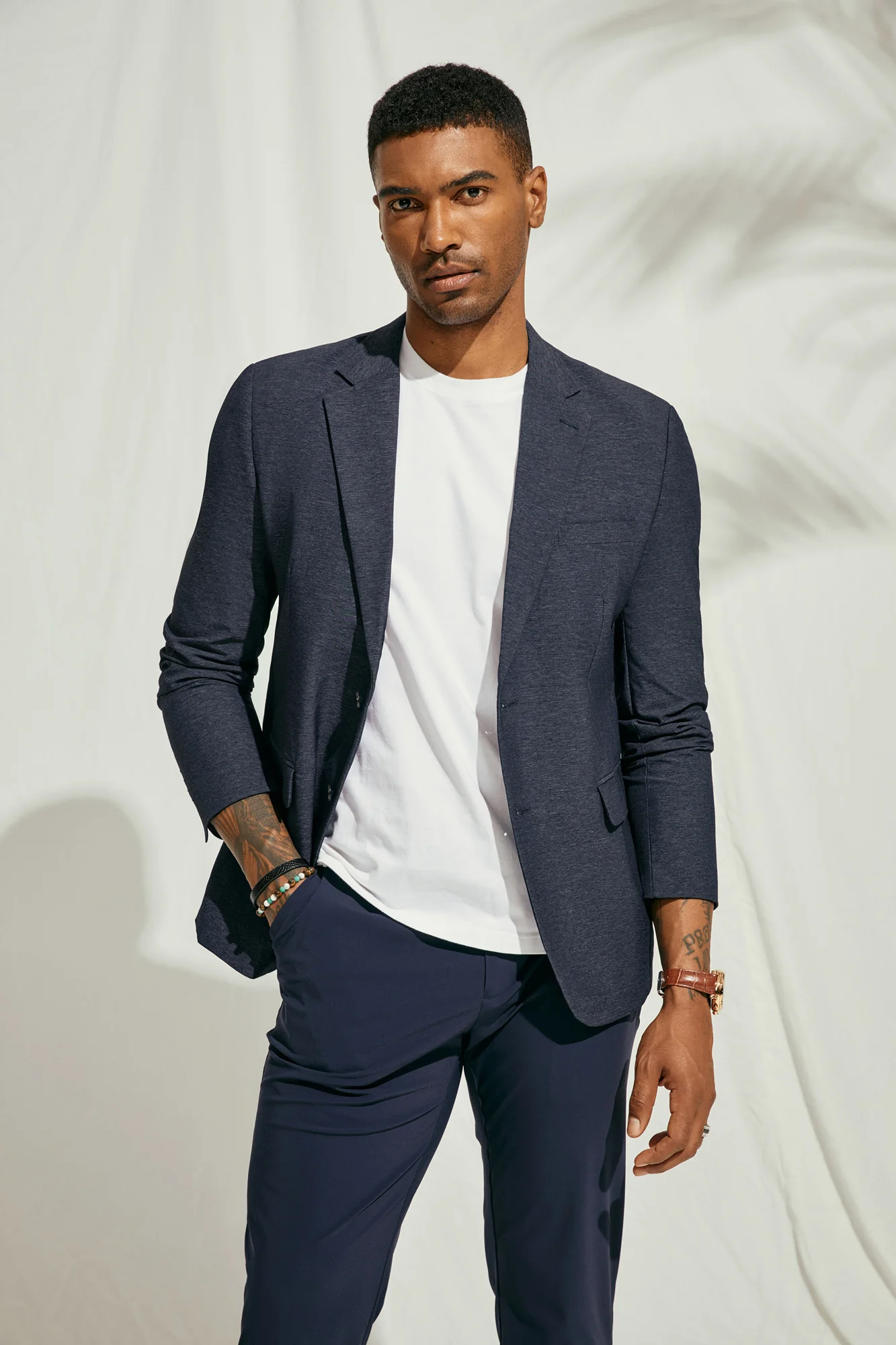 Men's Stretch Blazer Casual Suit Jackets Wrinlke Free Lightweight Sport Coats - Image 10