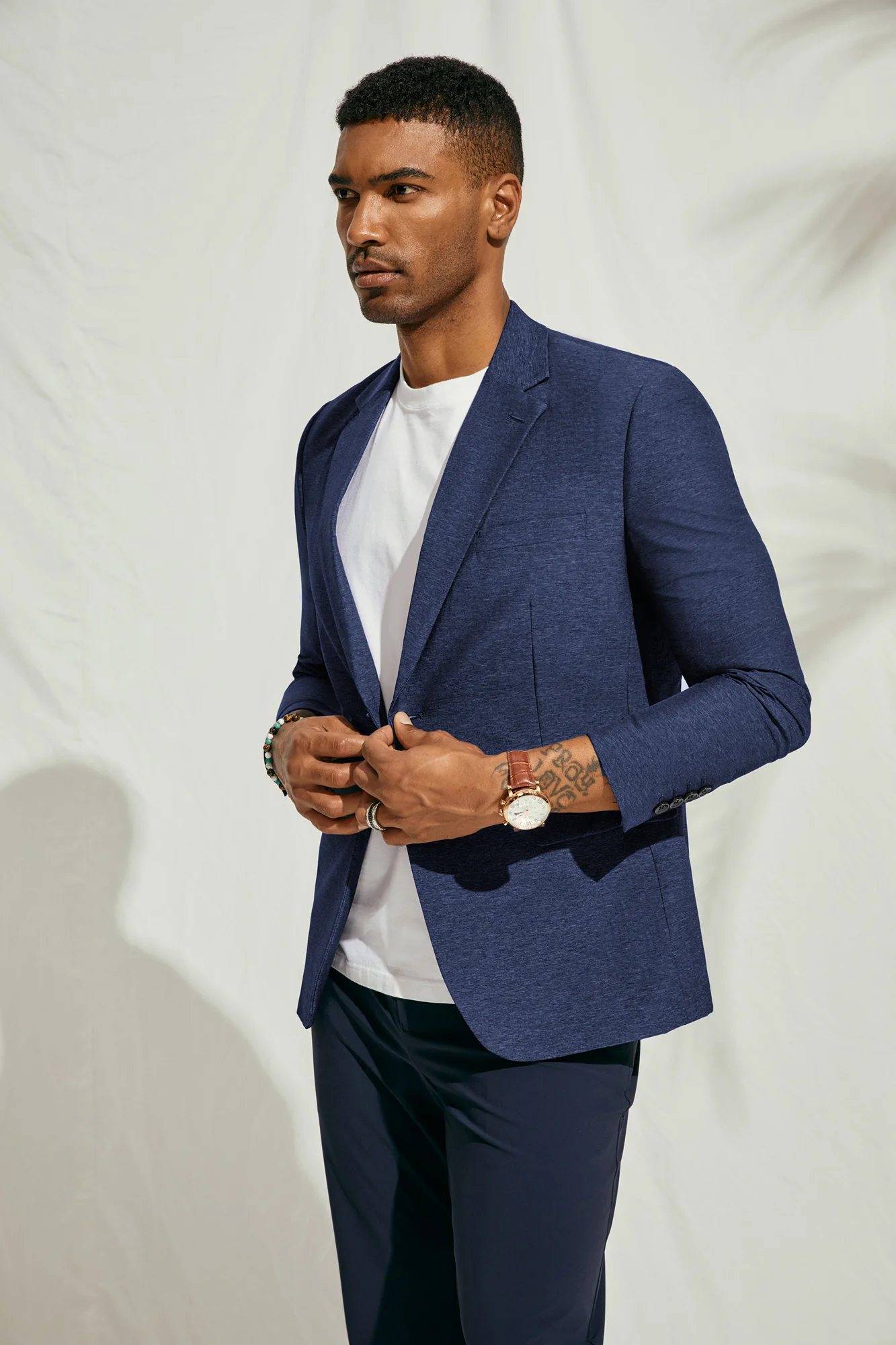 Men's Stretch Blazer Casual Suit Jackets Wrinlke Free Lightweight Sport Coats - Image 22