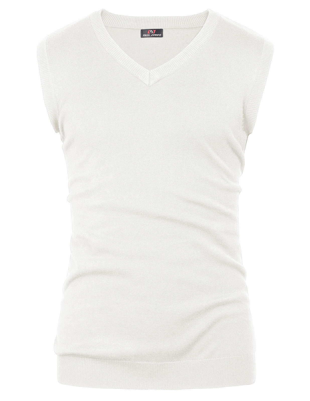 Mens V-Neck Knitted Sweater Vest Solid Plain Sleeveless Pullover Knitwear - Image 34