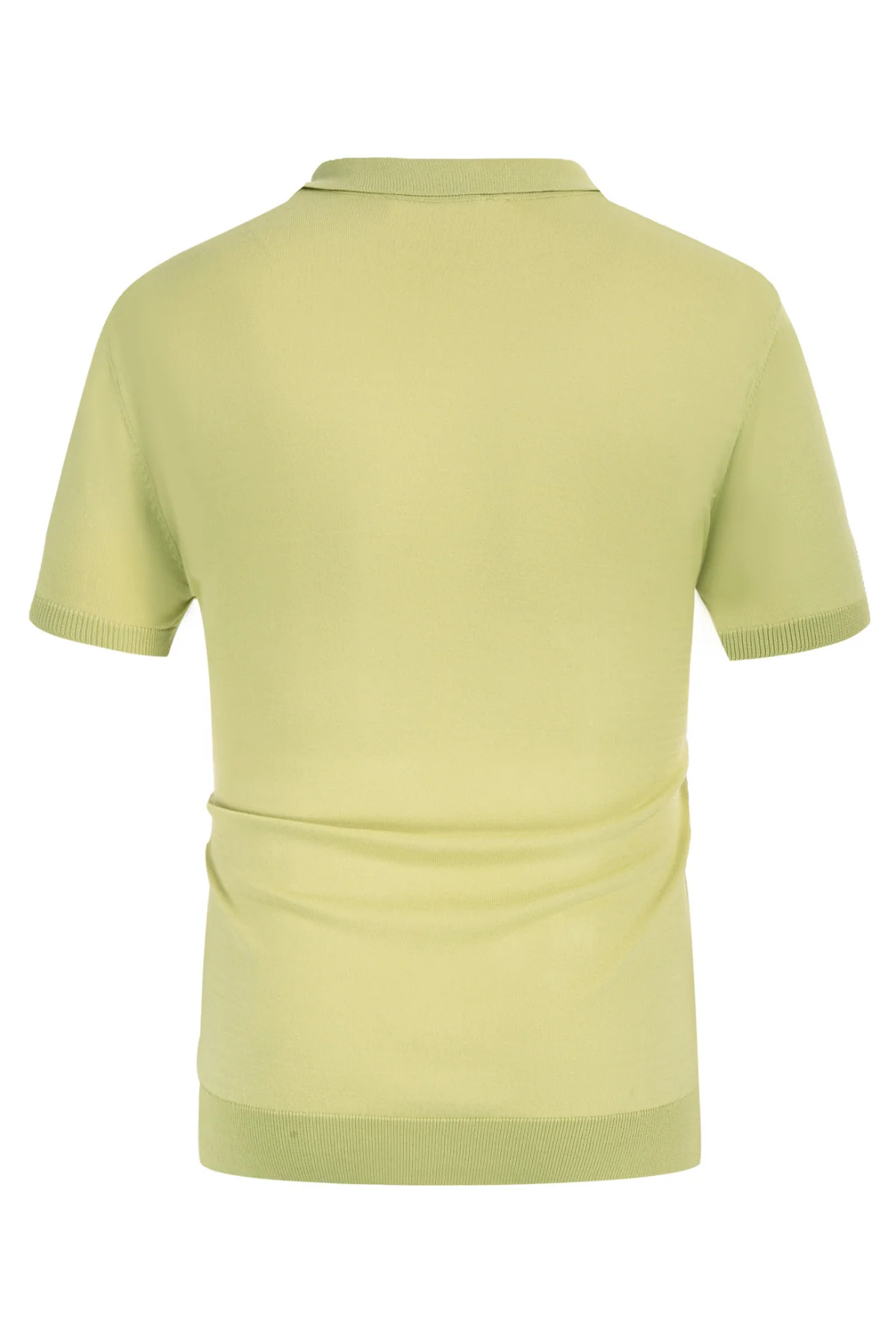 Men's Vintage Stripe Knitted Polo Shirts Short Sleeve Pullover Golf Knit Mens Polo Shirt - Image 14
