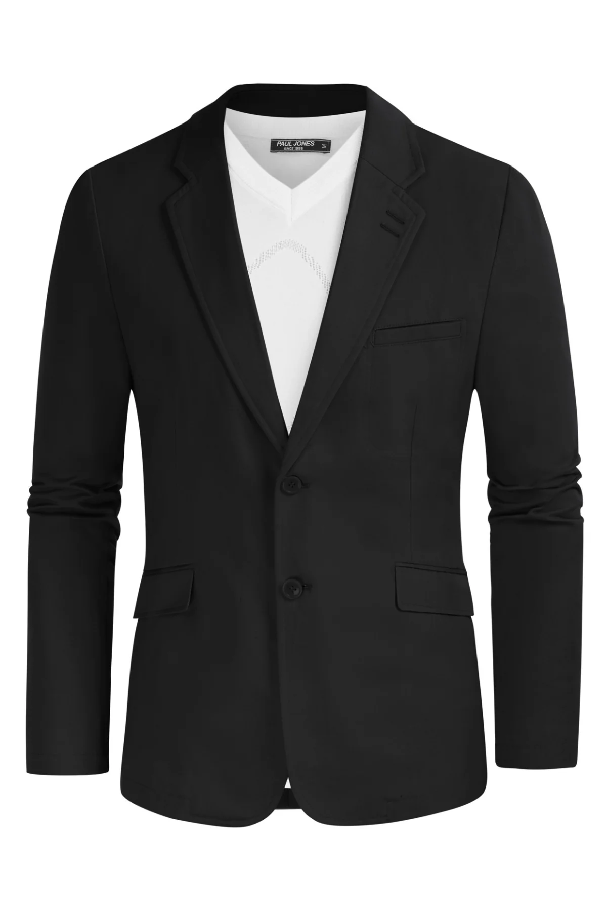 Men's Cotton Twill Blazer Jacket Two Buttons Lightweight Casual Slim Fit Sport Coat - Image 13