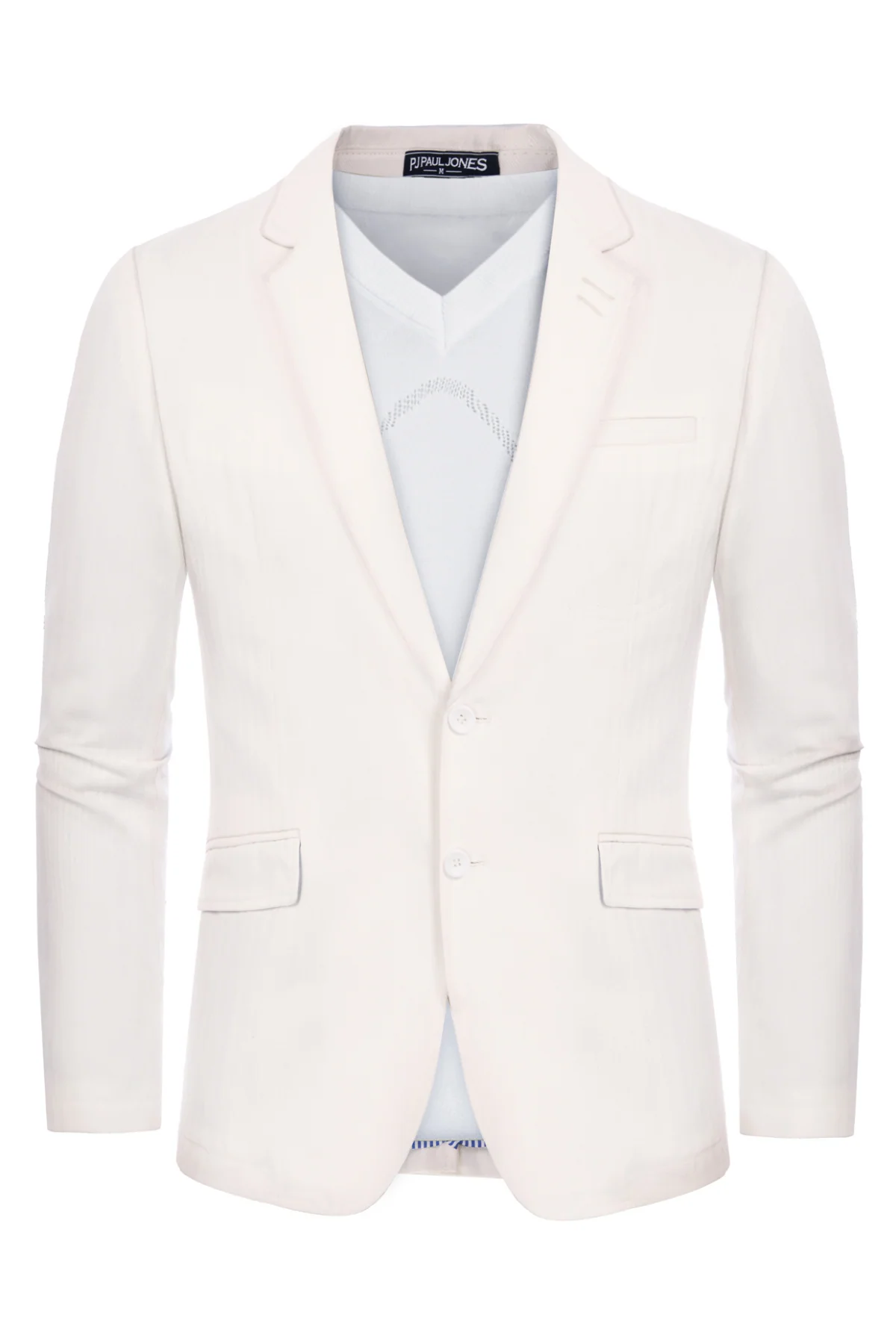 Men's Cotton Twill Blazer Jacket Two Buttons Lightweight Casual Slim Fit Sport Coat - Image 38