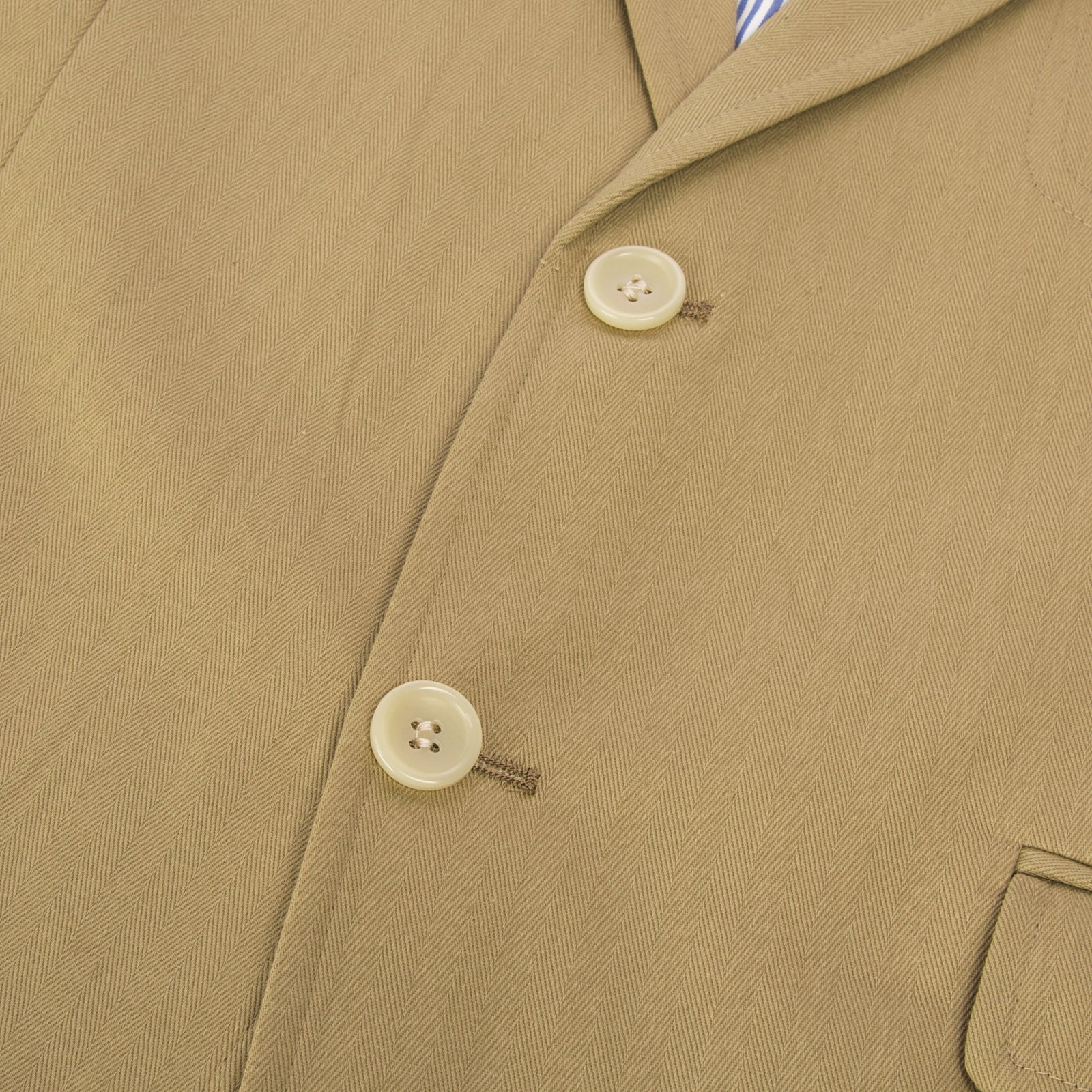 Men's Cotton Twill Blazer Jacket Two Buttons Lightweight Casual Slim Fit Sport Coat - Image 49