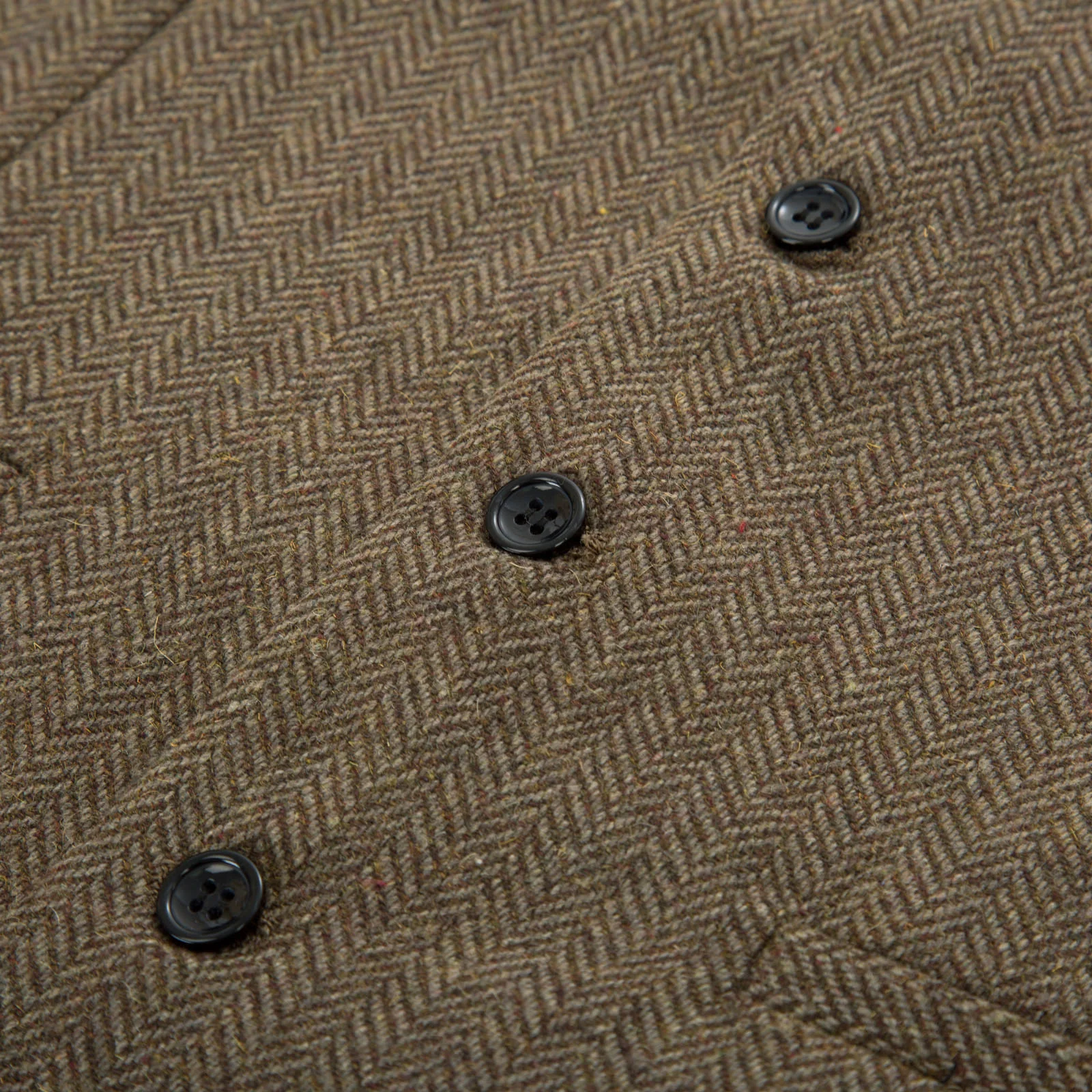 Men's Western Herringbone Tweed Suit Vest Wool Blend V Neck Slim Fit Waistcoat - Image 31