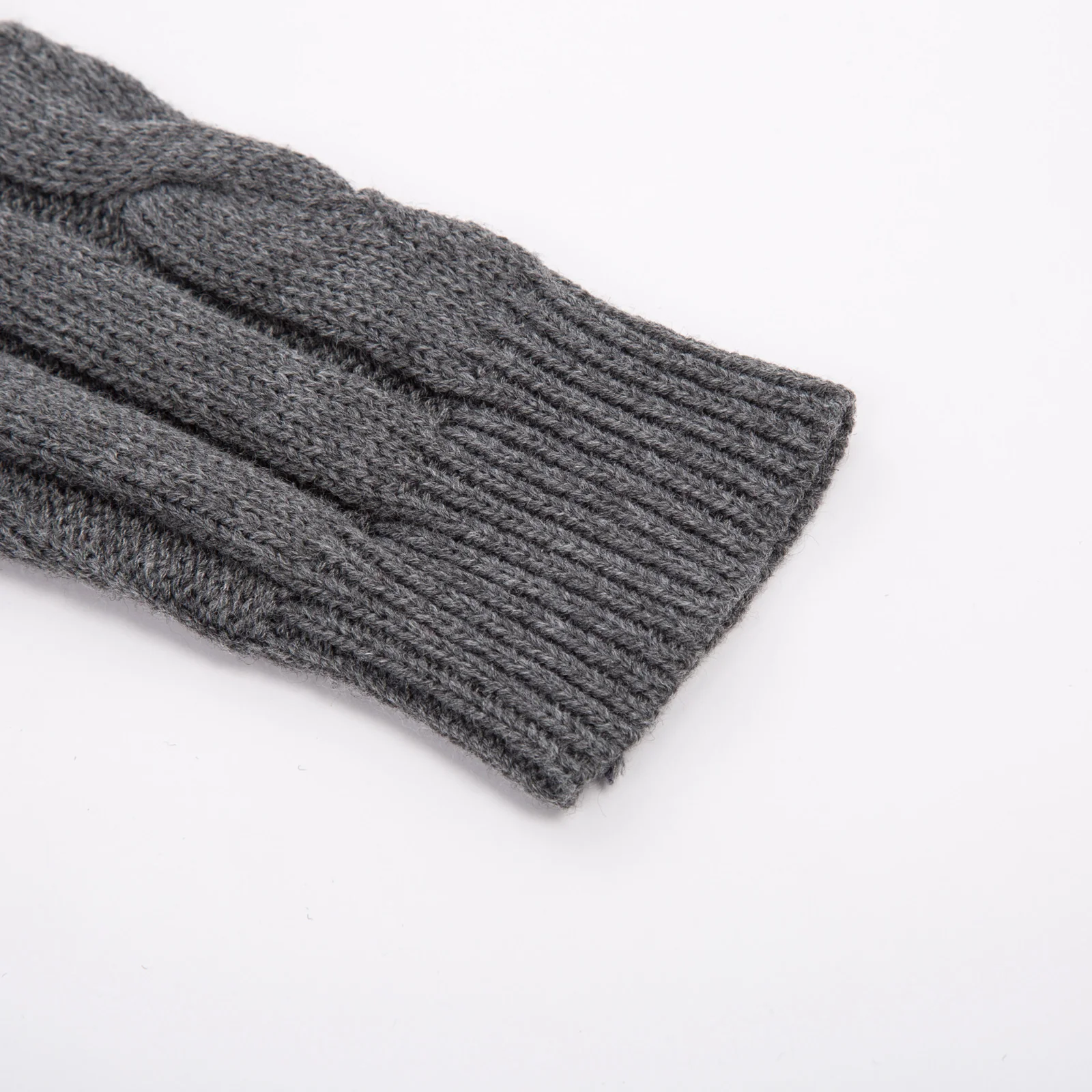 Men's Casual Turtleneck Sweaters Cable Knit Thermal Pullover Sweater - Image 11