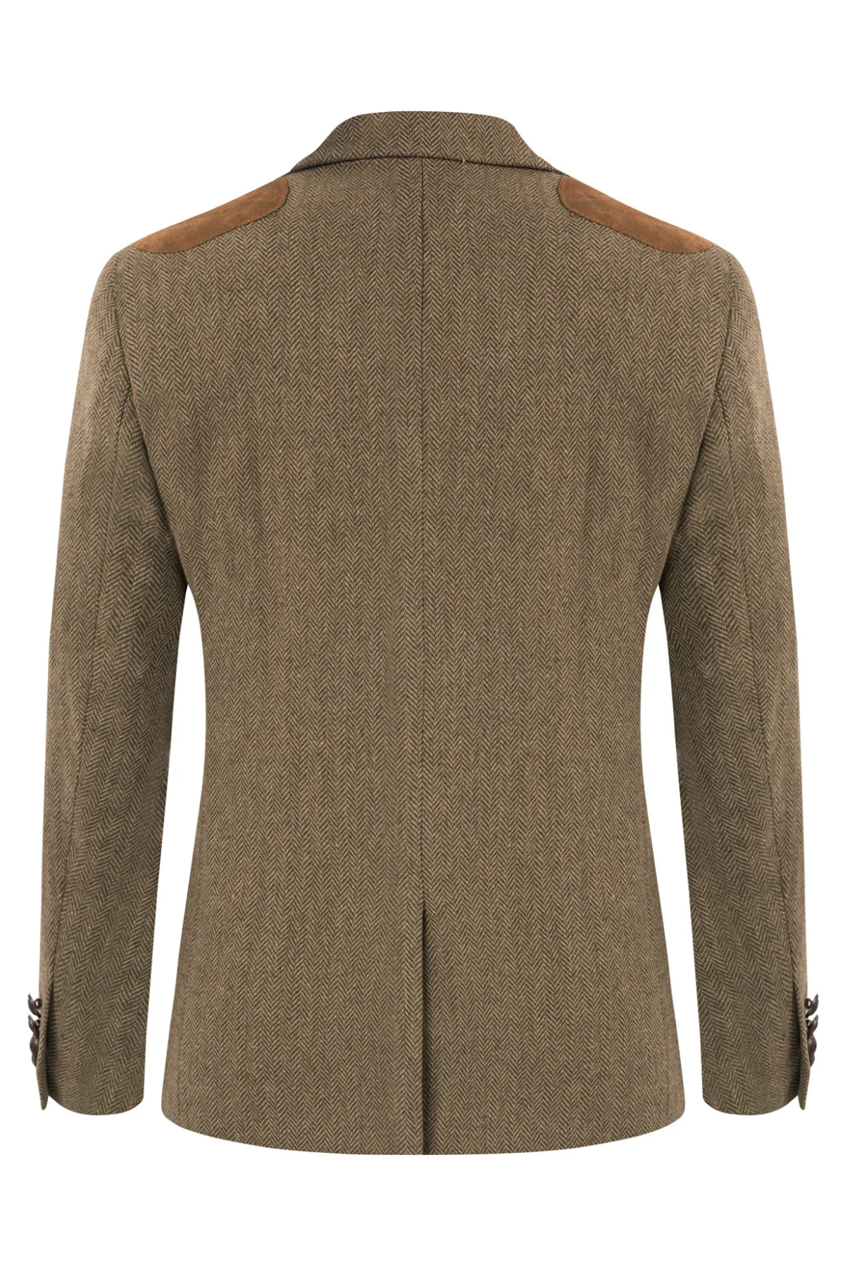 Pj Paul Jones Mens British Wool Blend Suit Two Button Blazer Patchwork Tweed Sport Coats - Image 5