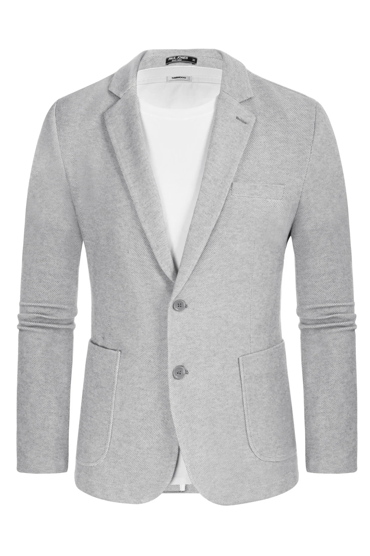 Pj Paul Jones Men's Casual Knit Blazer Suit Jackets Two Button Lightweight Unlined Sport Coat - Image 3