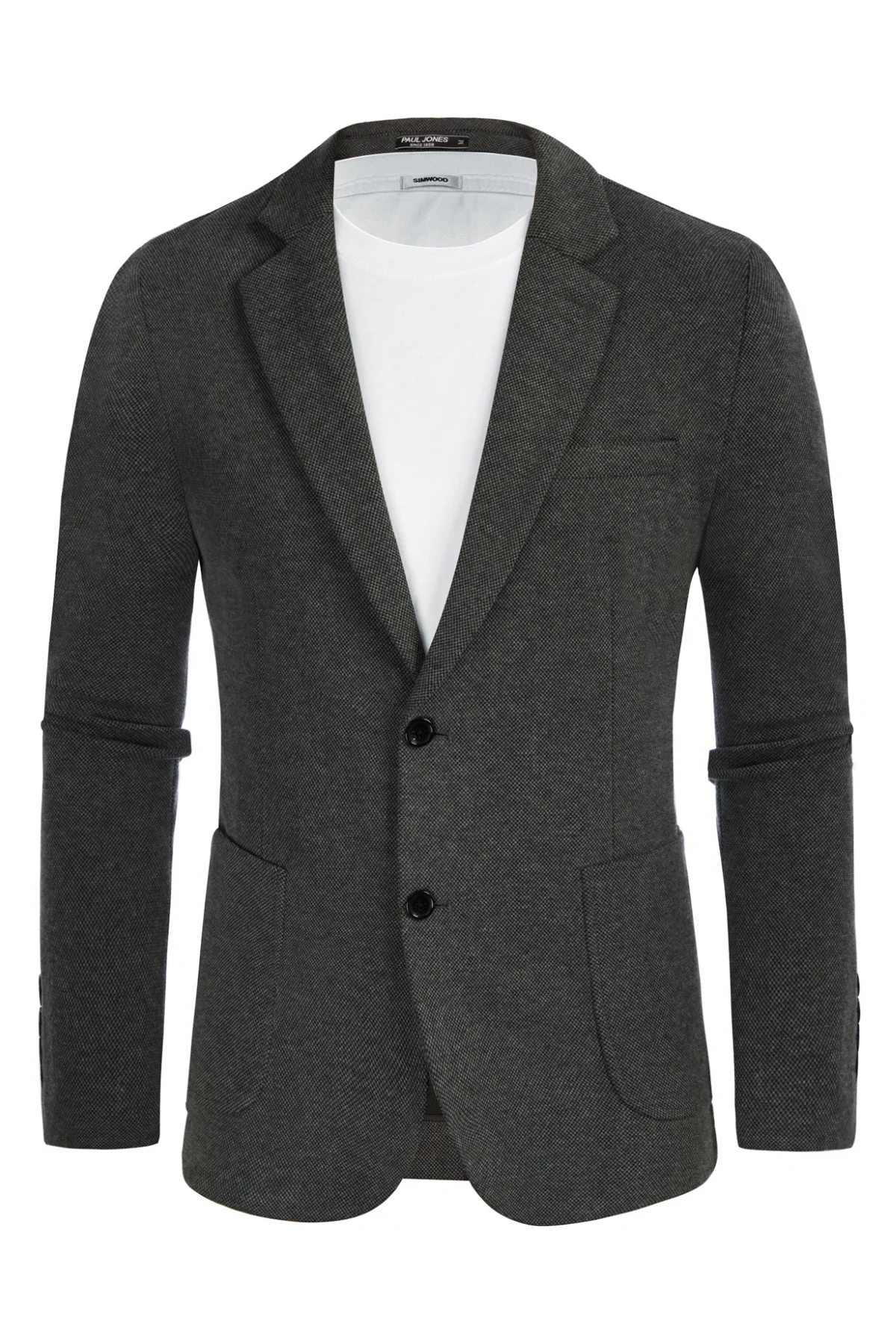 Pj Paul Jones Men's Casual Knit Blazer Suit Jackets Two Button Lightweight Unlined Sport Coat - Image 7