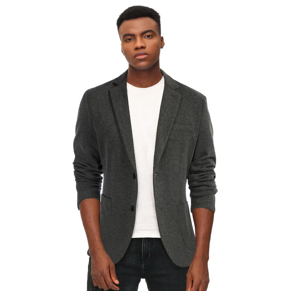 Pj Paul Jones Men's Casual Knit Blazer Suit Jackets Two Button Lightweight Unlined Sport Coat - Image 9