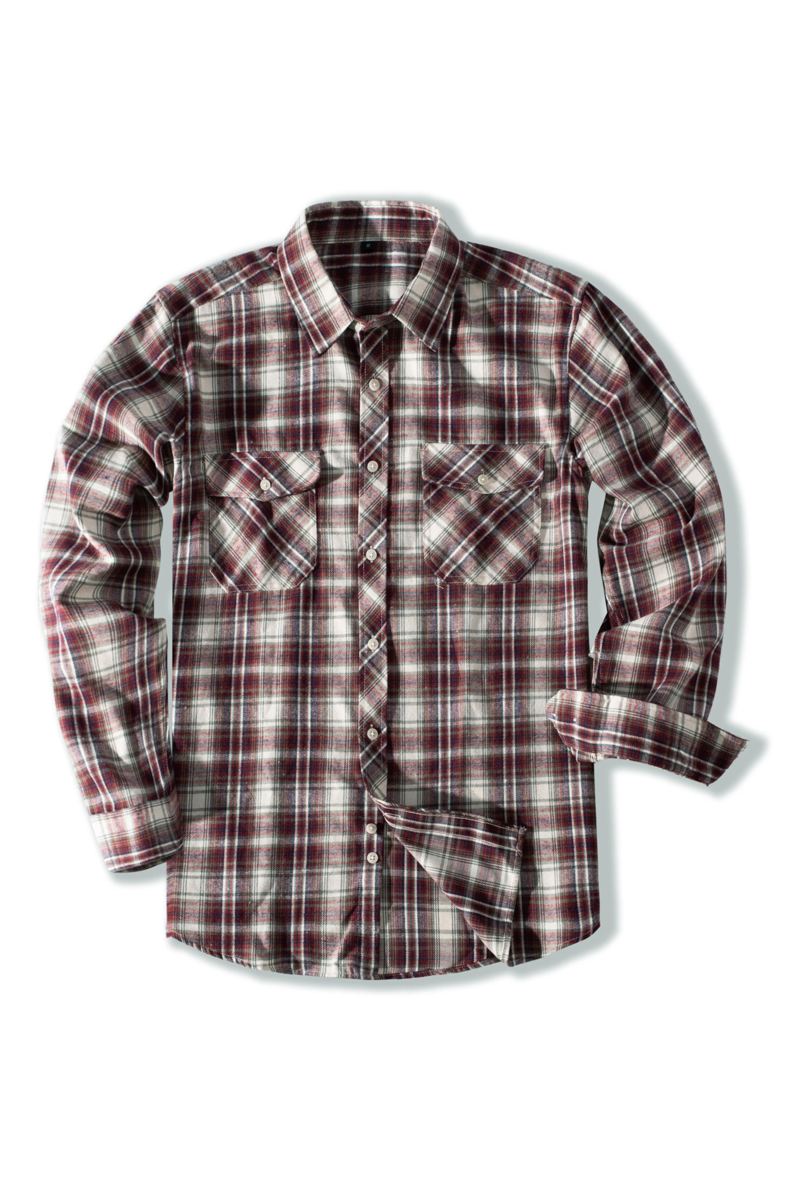 Pj Paul Jones Mens Flannel Button Down Shirts Plaid Casual Regular Fit Long Sleeve Cardigans Shirts - Image 18