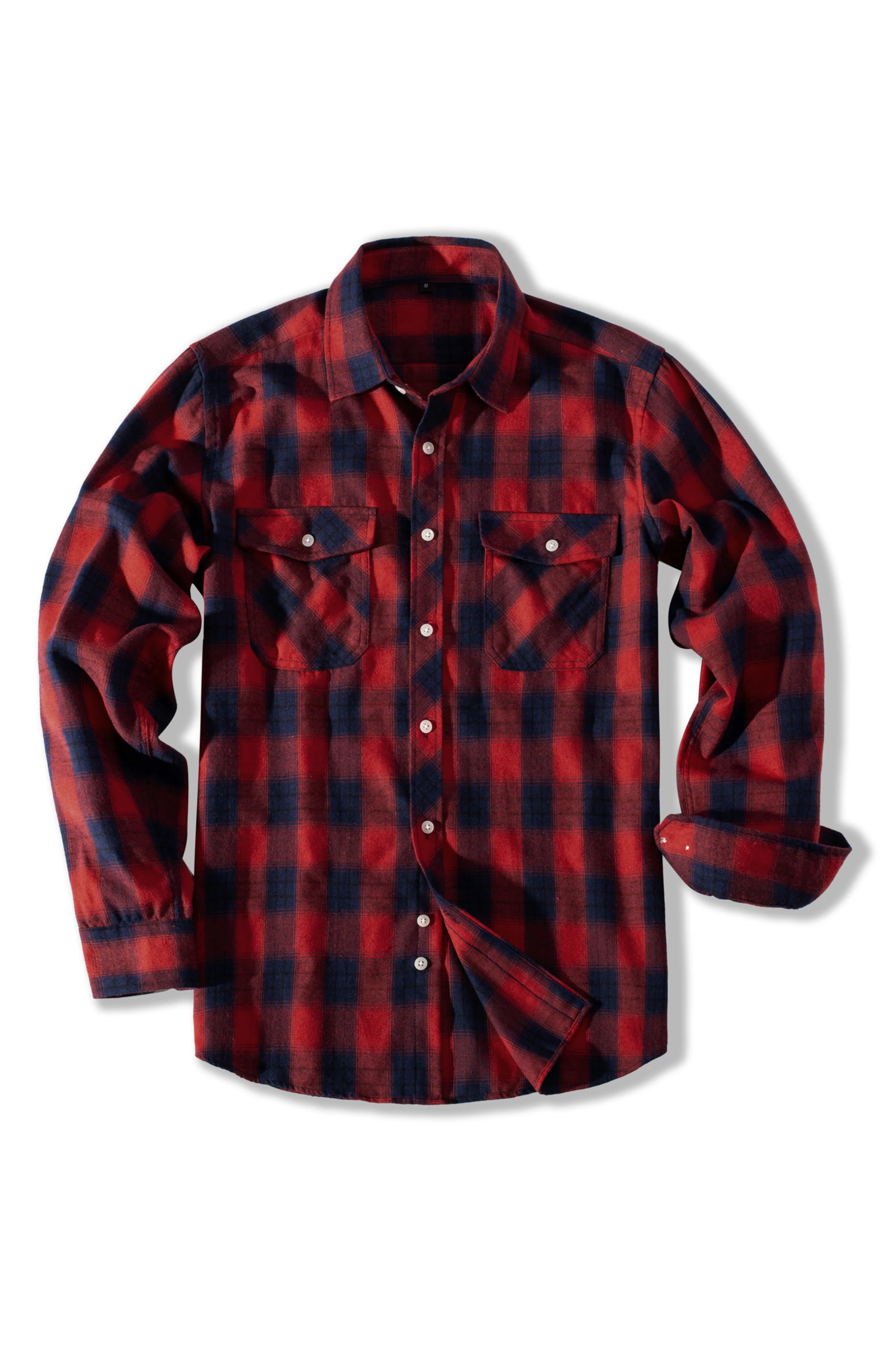 Pj Paul Jones Mens Flannel Button Down Shirts Plaid Casual Regular Fit Long Sleeve Cardigans Shirts - Image 7
