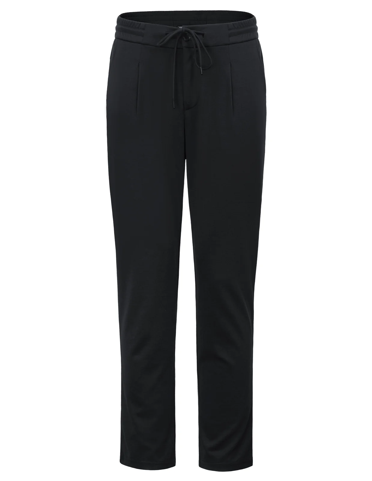 Mens Performance Stretch Knit Casual Pants Regular Fit Elastic Drawstring Waist Pant - Image 12