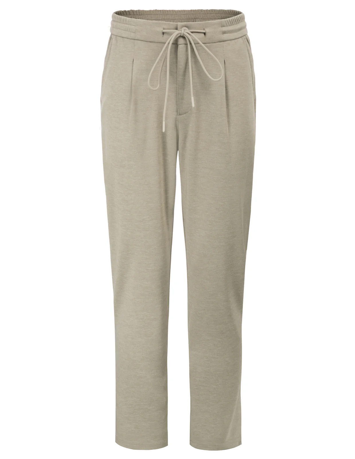 Mens Performance Stretch Knit Casual Pants Regular Fit Elastic Drawstring Waist Pant - Image 7