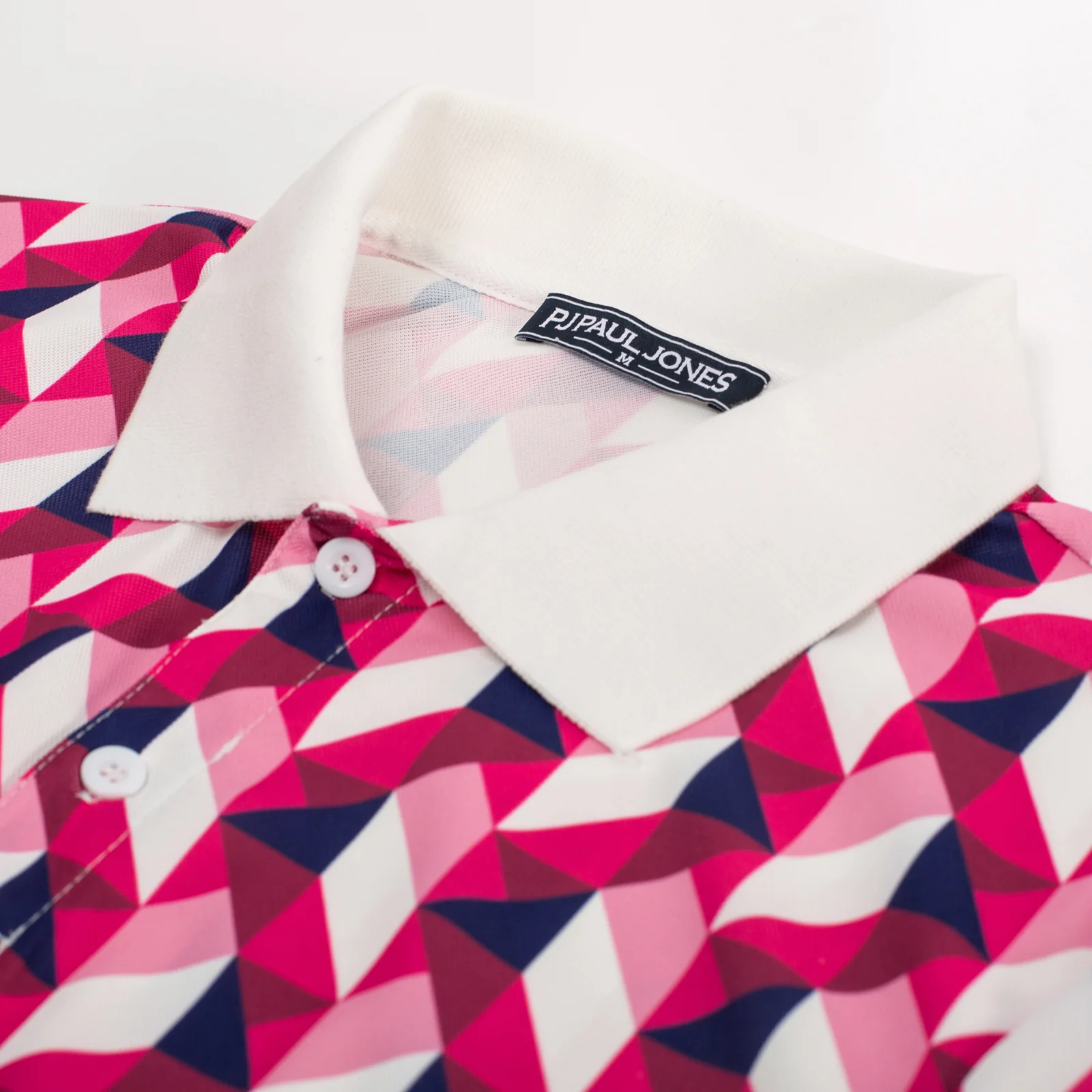 Men's Performance Golf Pullover Shirt Grid Argyle Short Sleeve Stretch Polo Shirt - Image 28