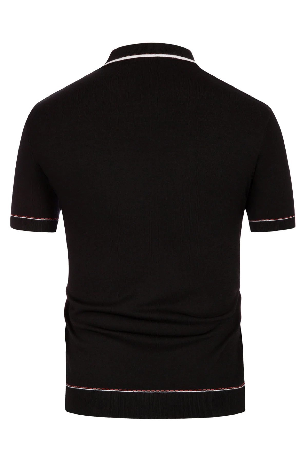 PJ PAUL JONES Men's Short Sleeve Knit Polo Shirts Vintage Golf Cardigans Shirts - Image 9