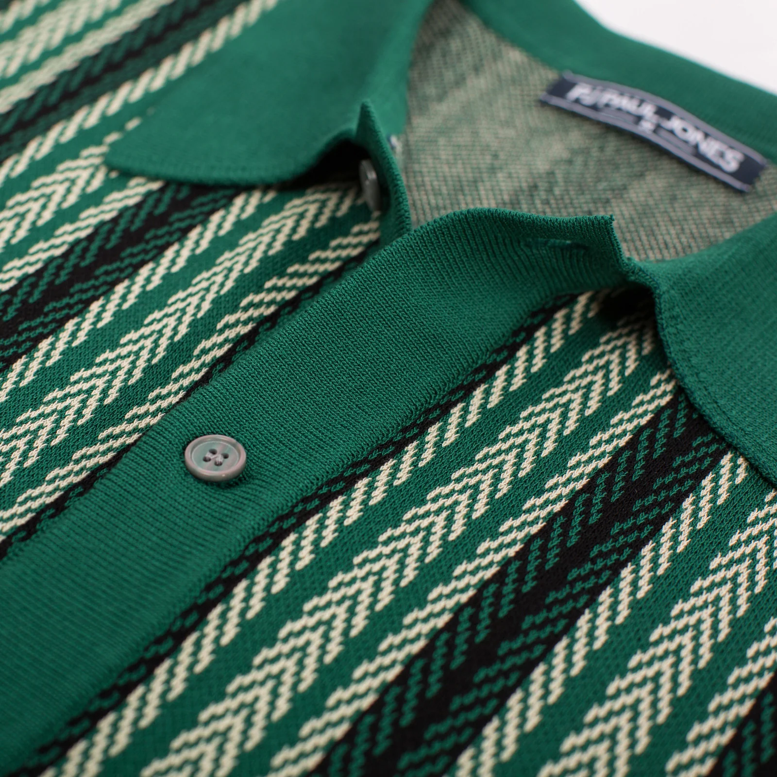 Men's Polo Shirts Retro Knit Shirt 70s Vintage Striped Cardigans Shirts Short Sleeve Button Down Clothing - Image 37