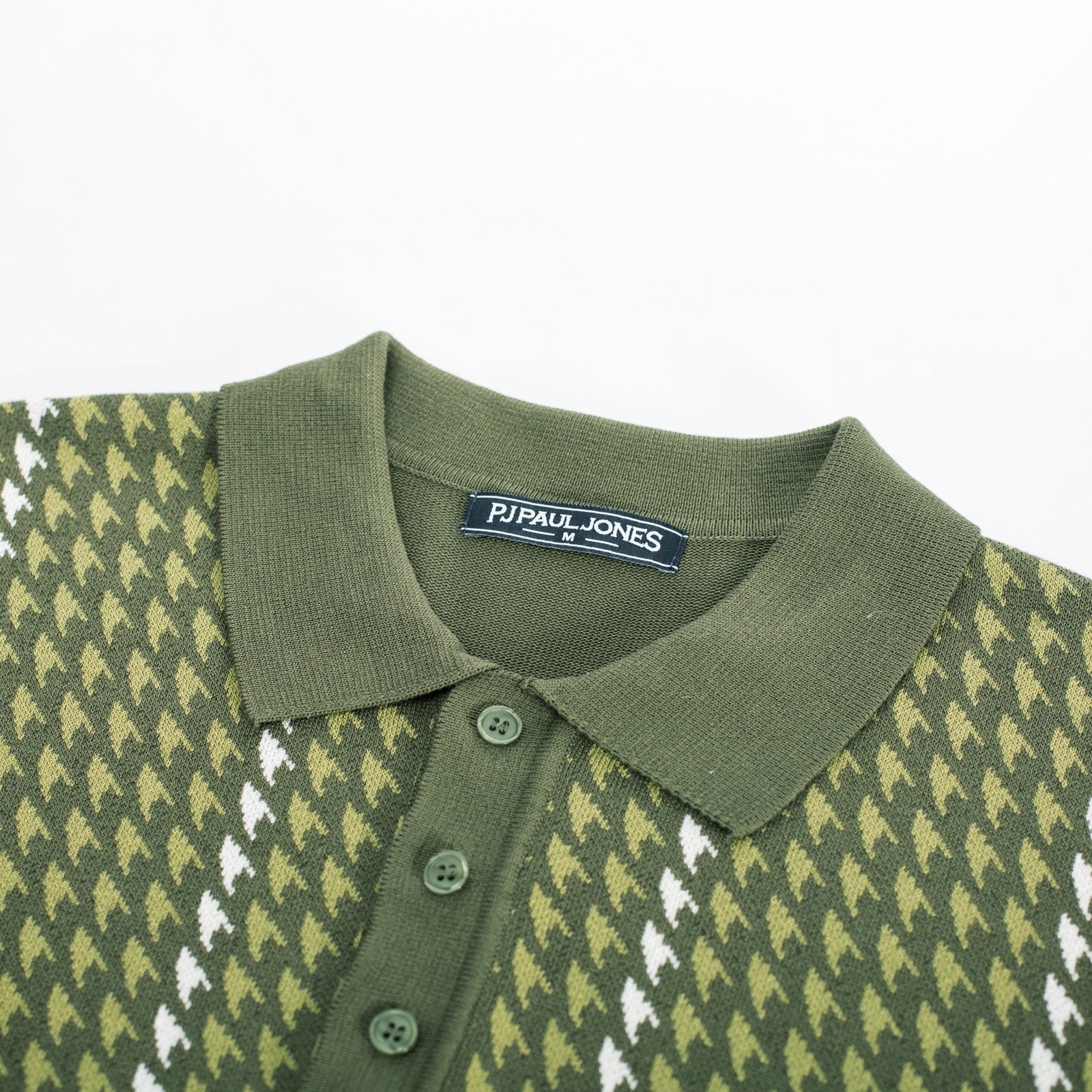 Men's Vintage Polo Shirts Lightweight Retro 70s Knit Houndstooth Golf Pullover Shirts - Image 38