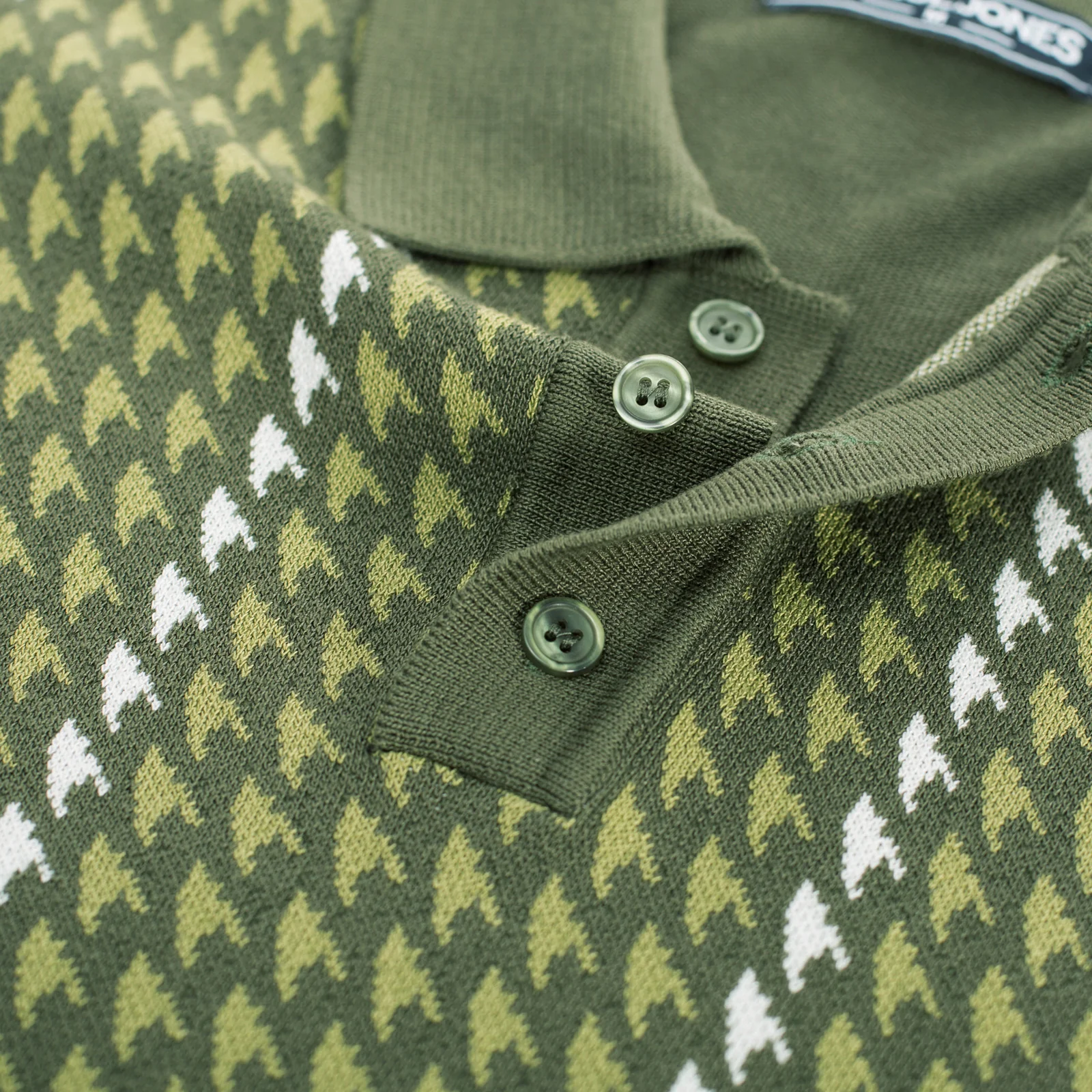Men's Vintage Polo Shirts Lightweight Retro 70s Knit Houndstooth Golf Pullover Shirts - Image 39