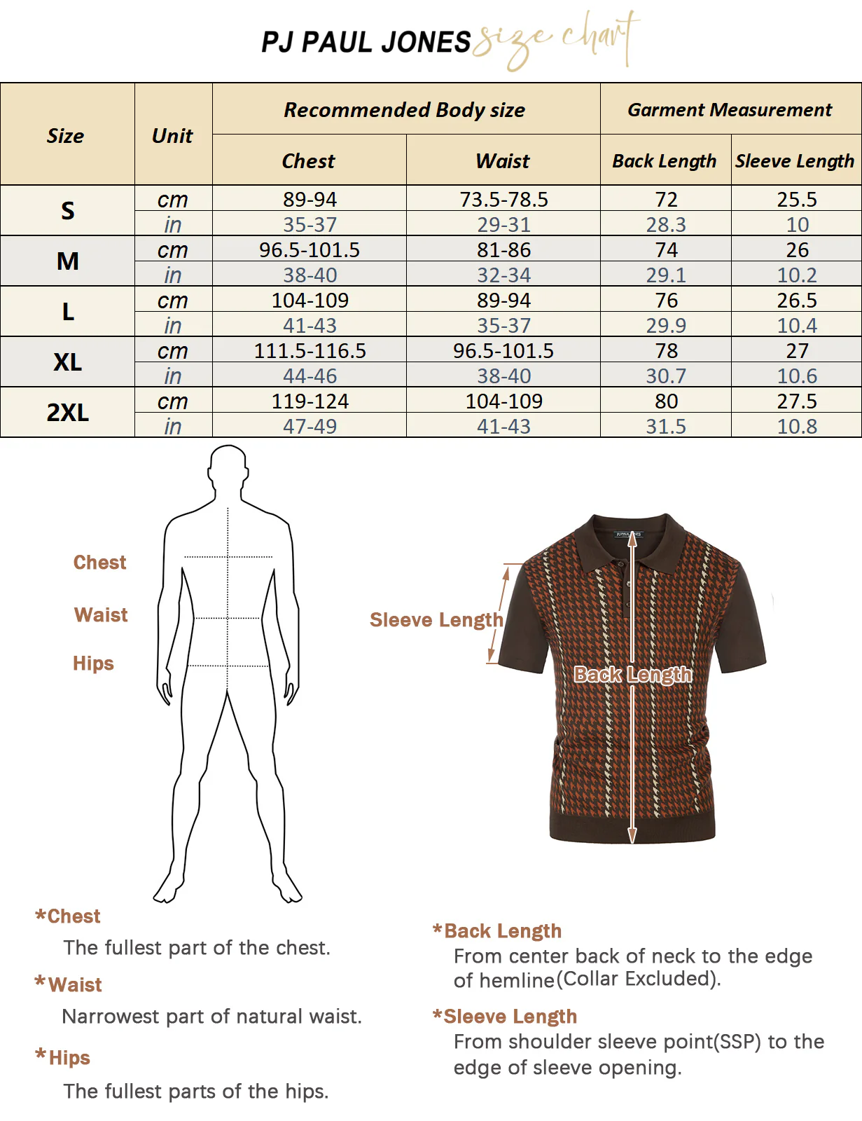 Men's Vintage Polo Shirts Lightweight Retro 70s Knit Houndstooth Golf Pullover Shirts - Image 47