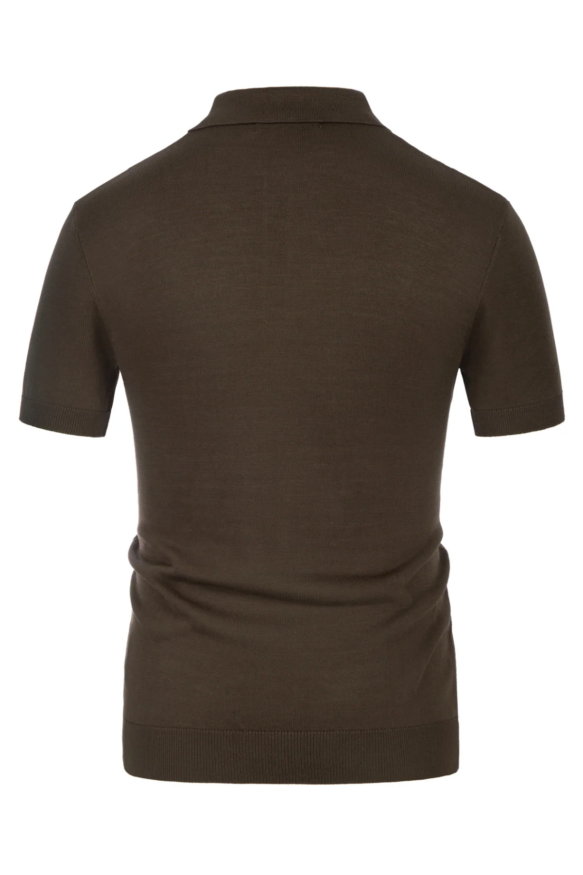 Men's Vintage Polo Shirts Lightweight Retro 70s Knit Houndstooth Golf Pullover Shirts - Image 9