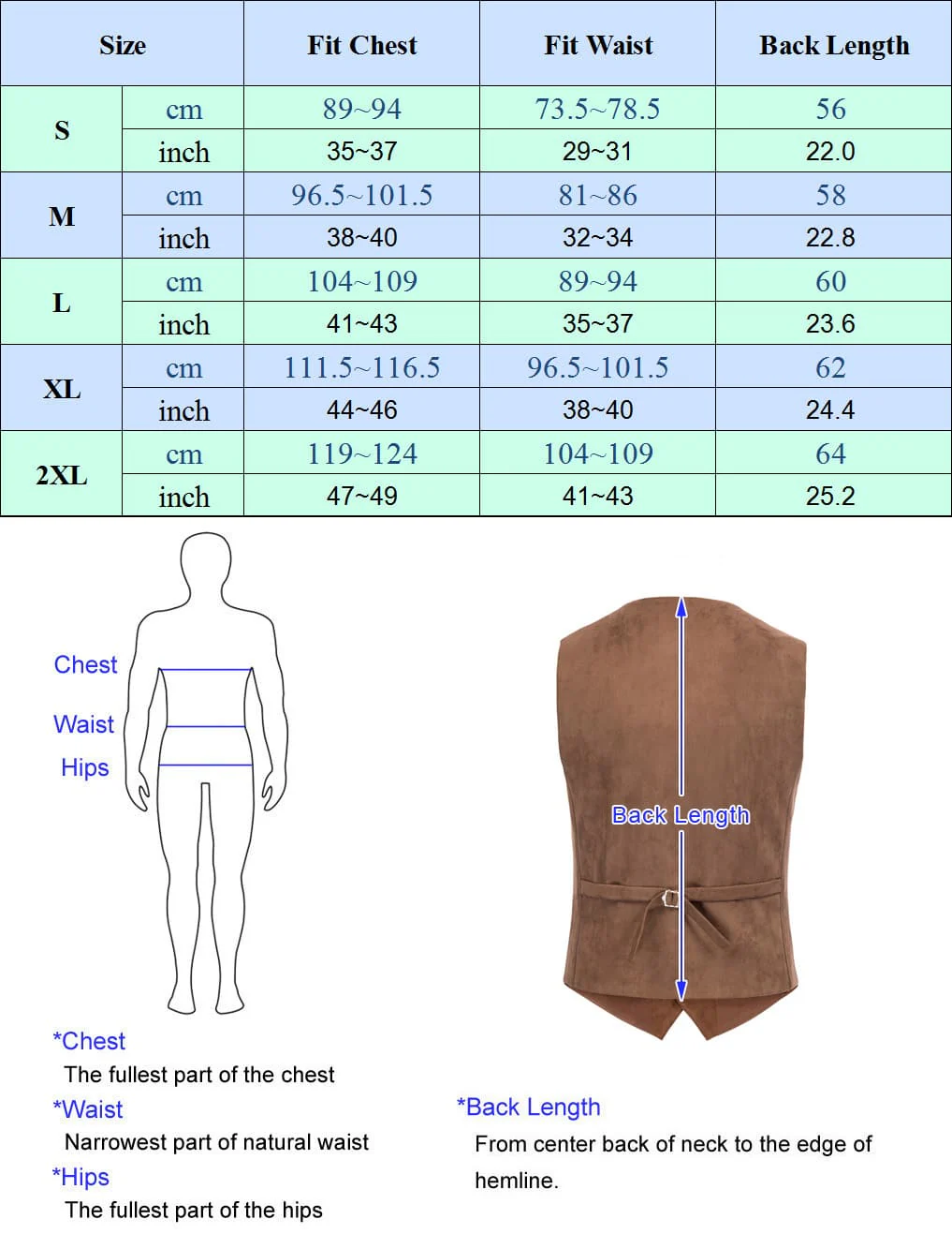 Men's Suede Leather Vest Casual V-Neck Single Breasted Slim Fit Western Cowboy Vest with Pockets - Image 27